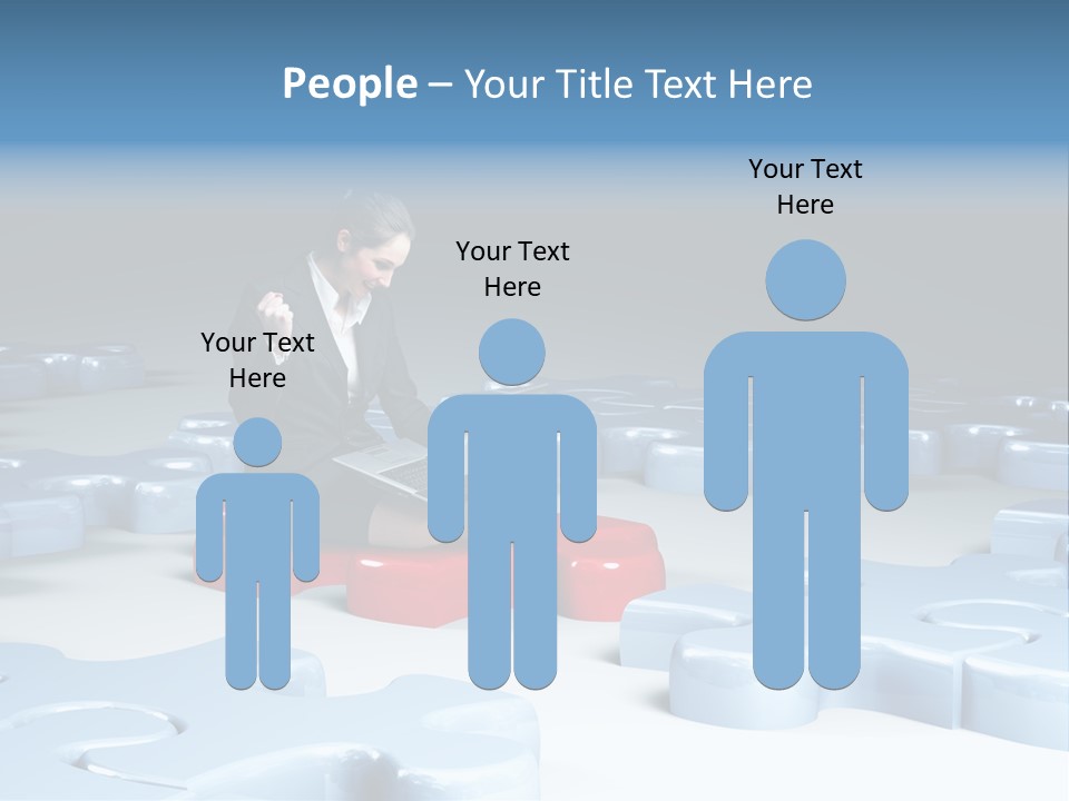 Jigsaw Plan Success PowerPoint Template