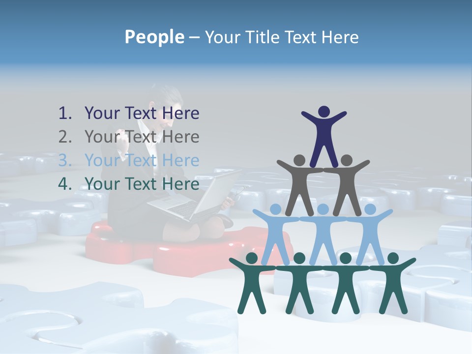 Jigsaw Plan Success PowerPoint Template