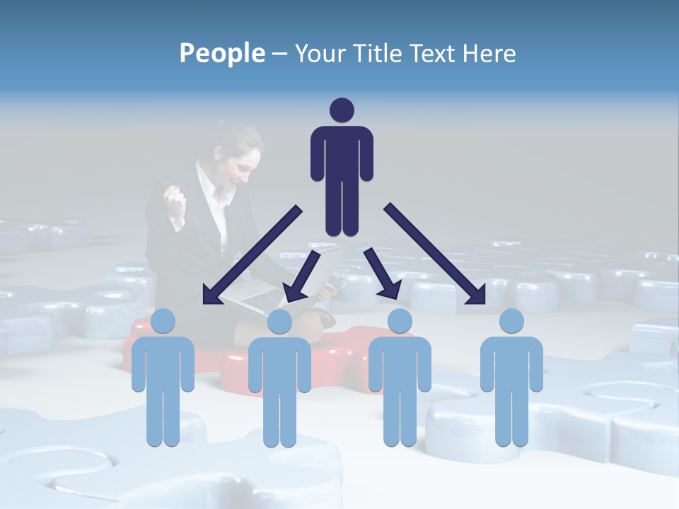 Jigsaw Plan Success PowerPoint Template