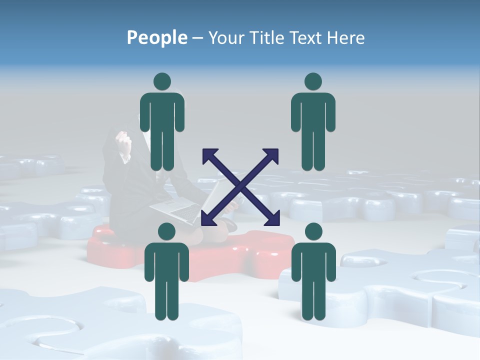 Jigsaw Plan Success PowerPoint Template