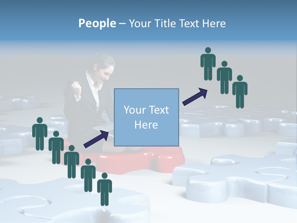 Jigsaw Plan Success PowerPoint Template