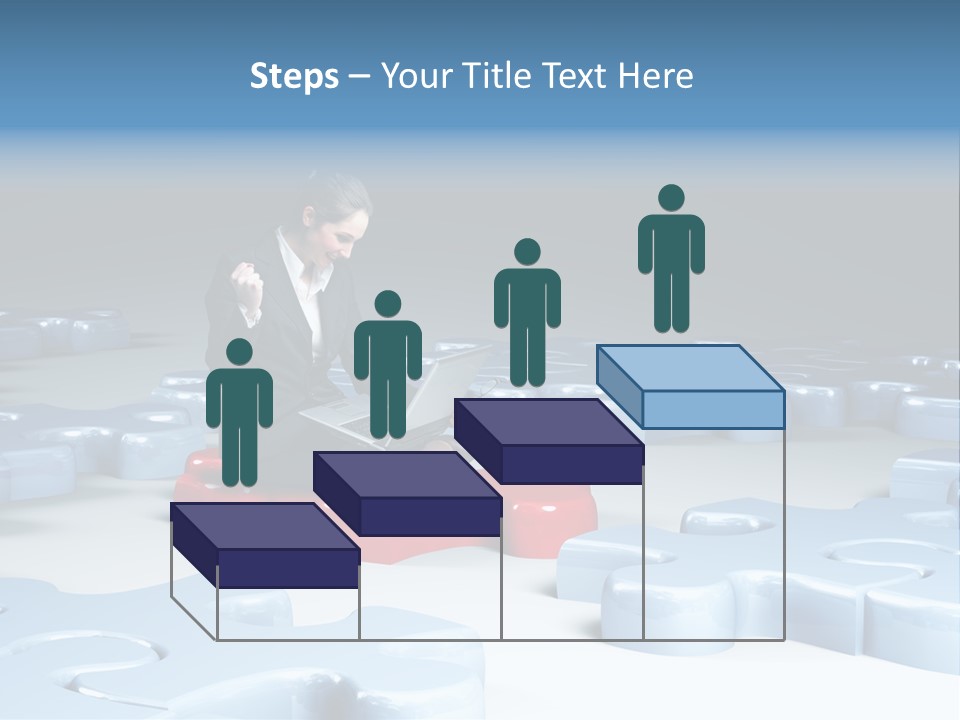 Jigsaw Plan Success PowerPoint Template