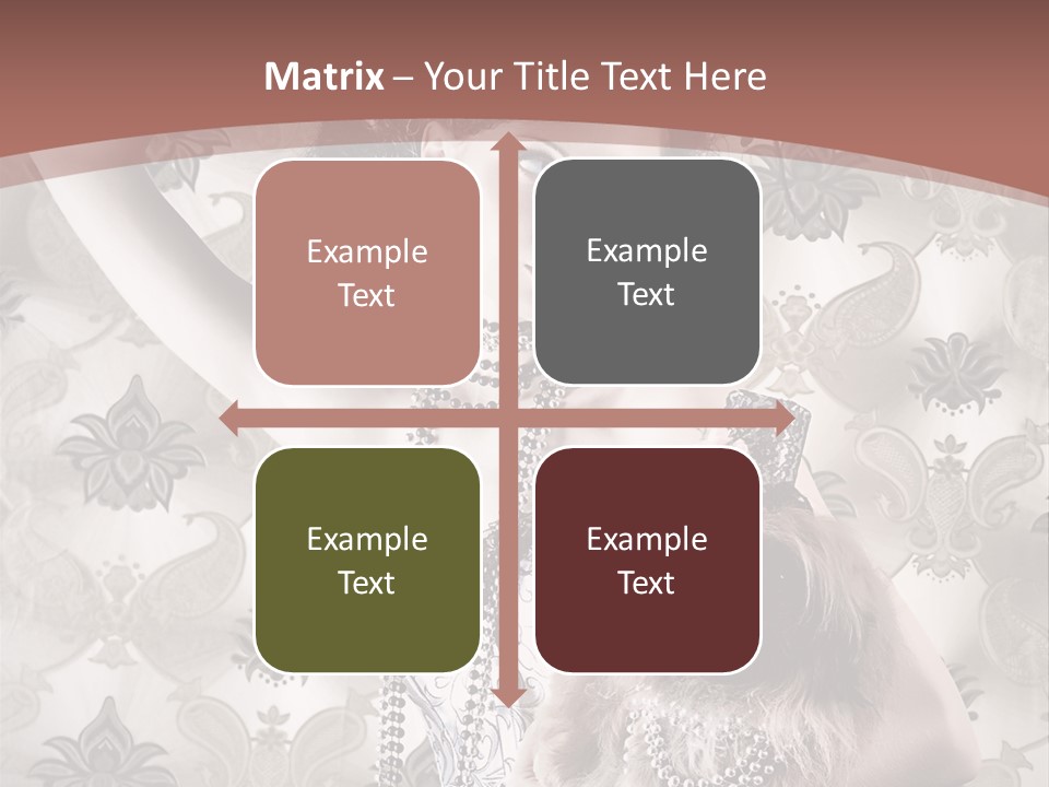 Glamour Texture Vogue PowerPoint Template