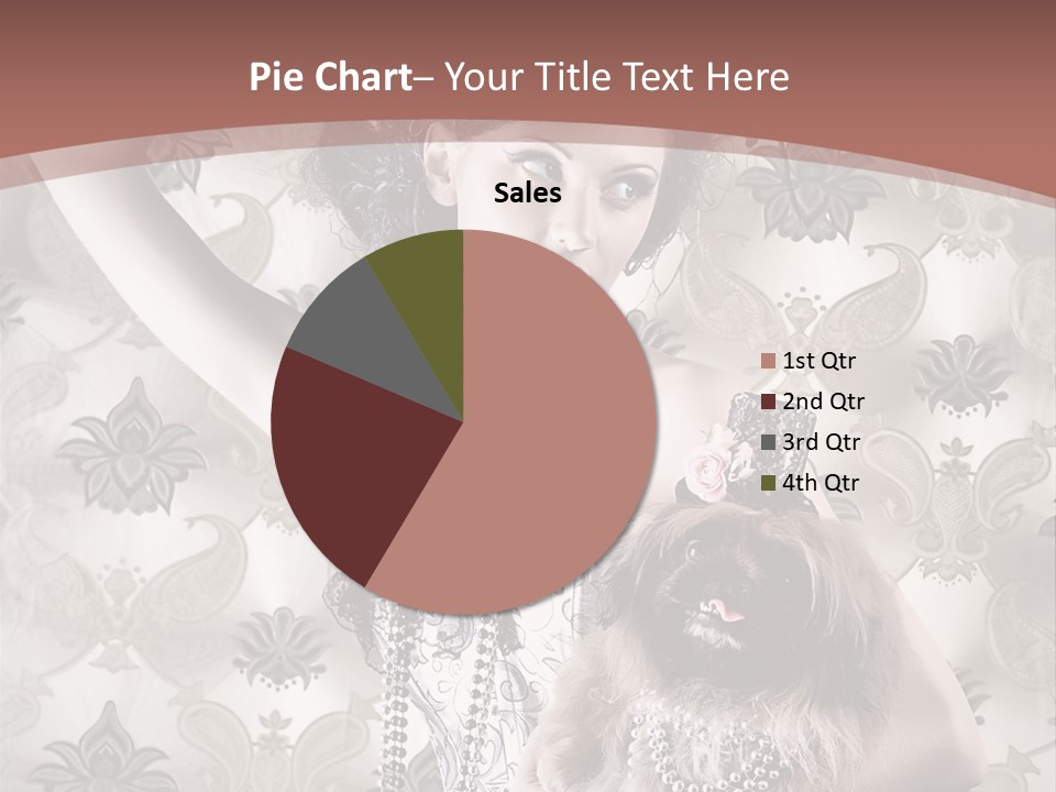 Glamour Texture Vogue PowerPoint Template