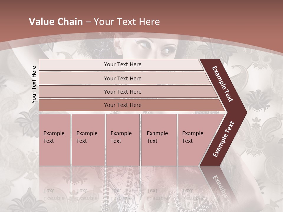 Glamour Texture Vogue PowerPoint Template