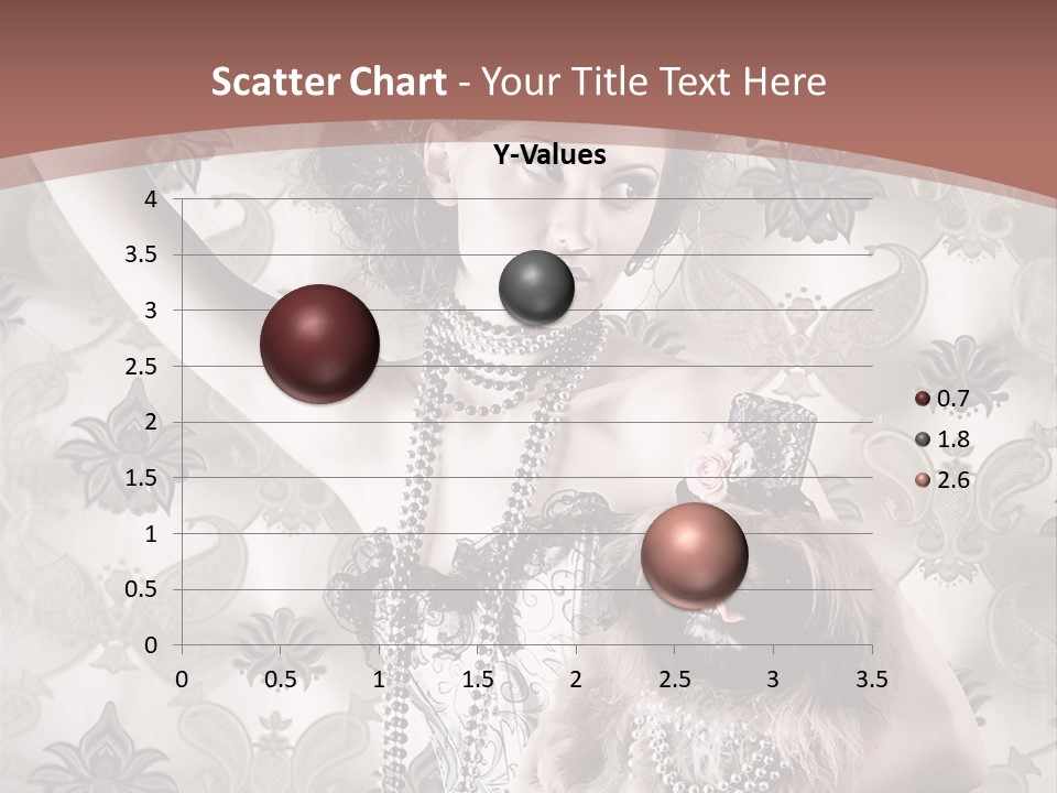 Glamour Texture Vogue PowerPoint Template