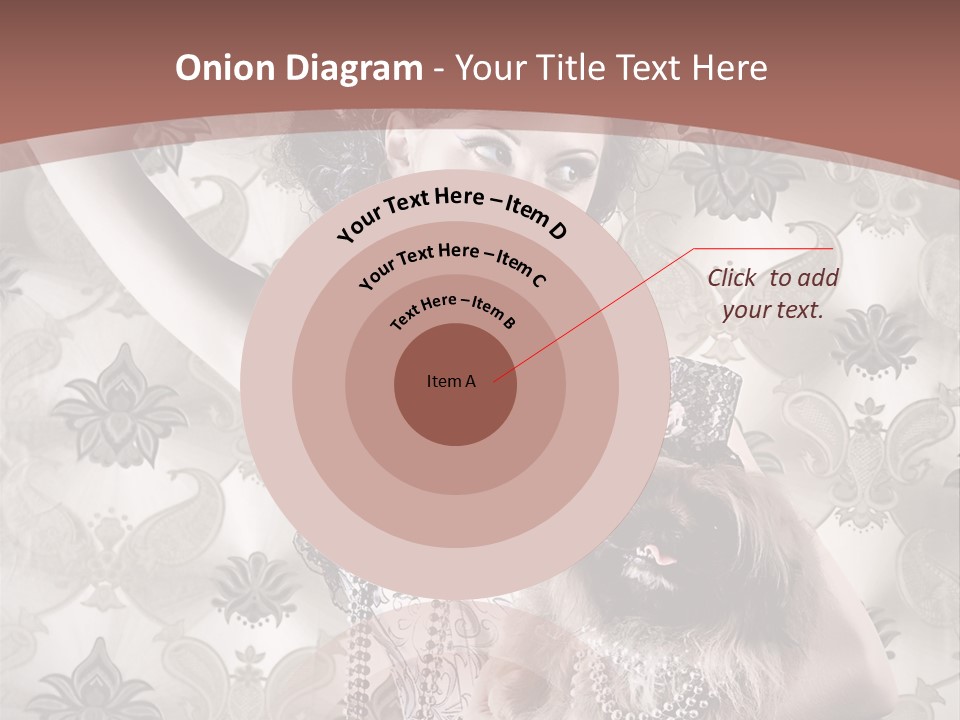 Glamour Texture Vogue PowerPoint Template