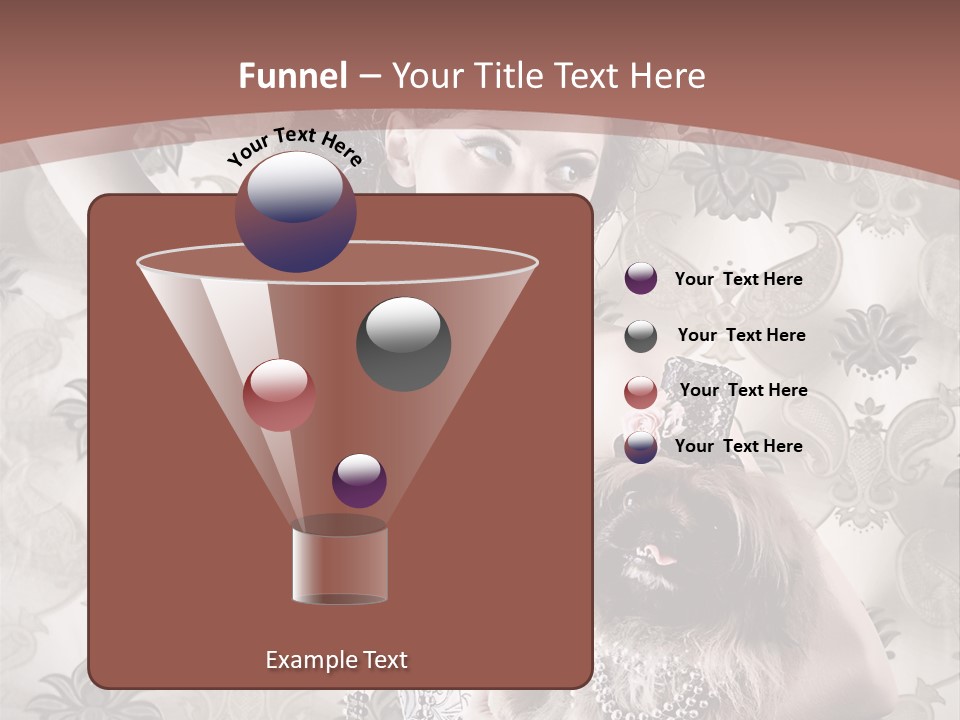 Glamour Texture Vogue PowerPoint Template