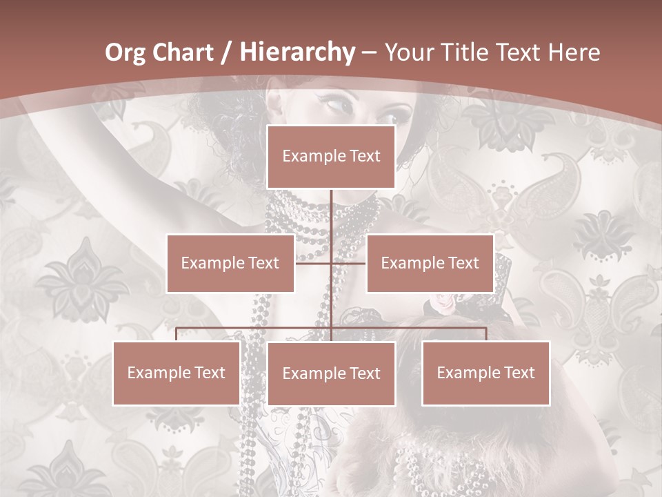 Glamour Texture Vogue PowerPoint Template