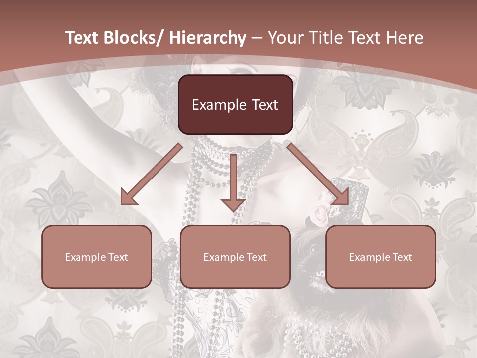 Glamour Texture Vogue PowerPoint Template