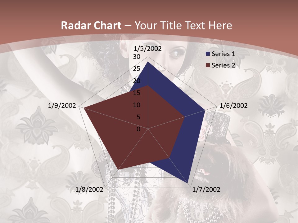 Glamour Texture Vogue PowerPoint Template