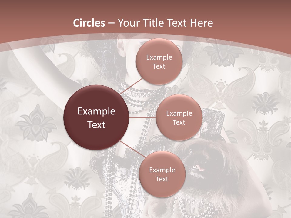 Glamour Texture Vogue PowerPoint Template