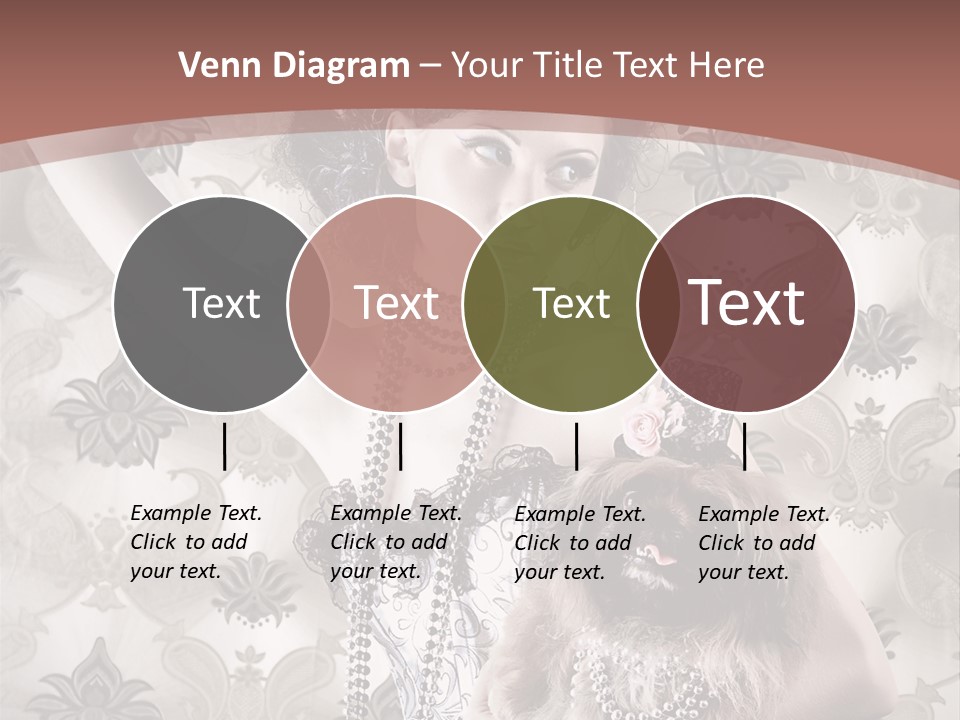 Glamour Texture Vogue PowerPoint Template