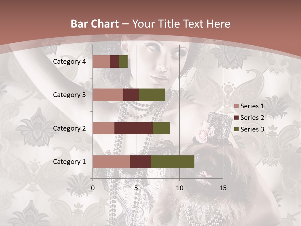 Glamour Texture Vogue PowerPoint Template