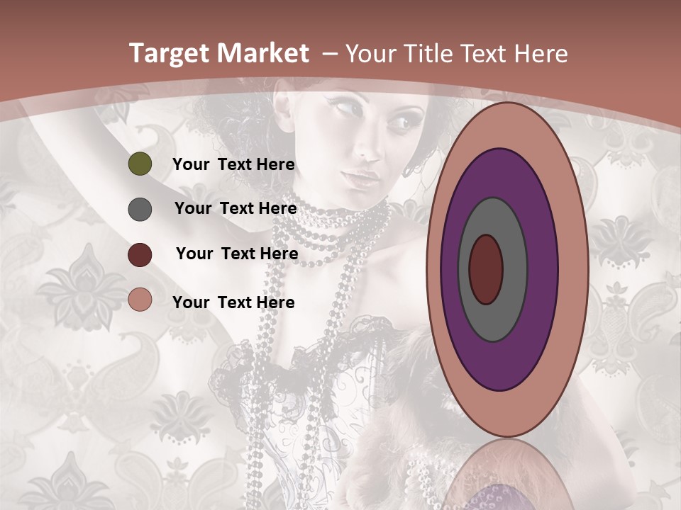 Glamour Texture Vogue PowerPoint Template