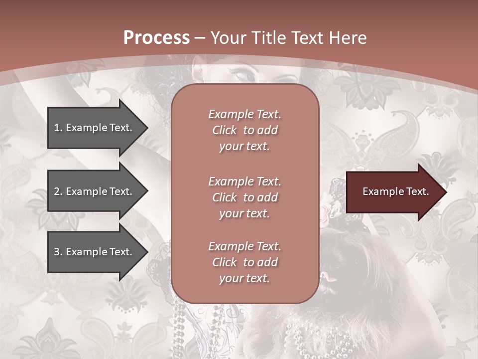 Glamour Texture Vogue PowerPoint Template