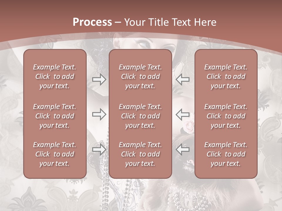 Glamour Texture Vogue PowerPoint Template