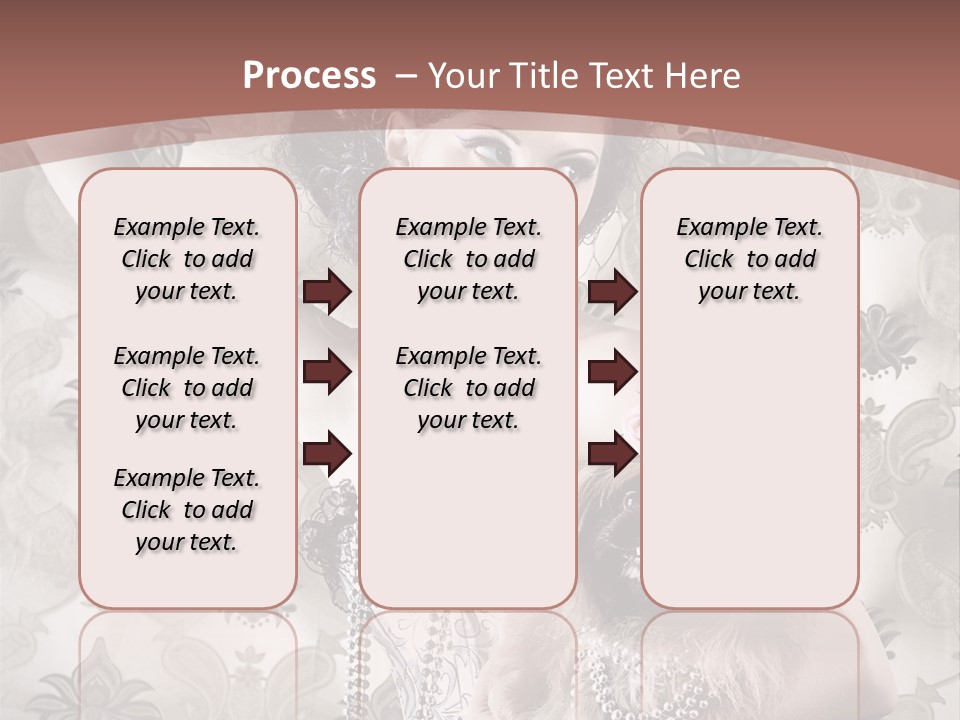 Glamour Texture Vogue PowerPoint Template