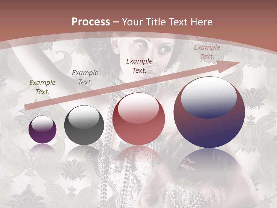 Glamour Texture Vogue PowerPoint Template