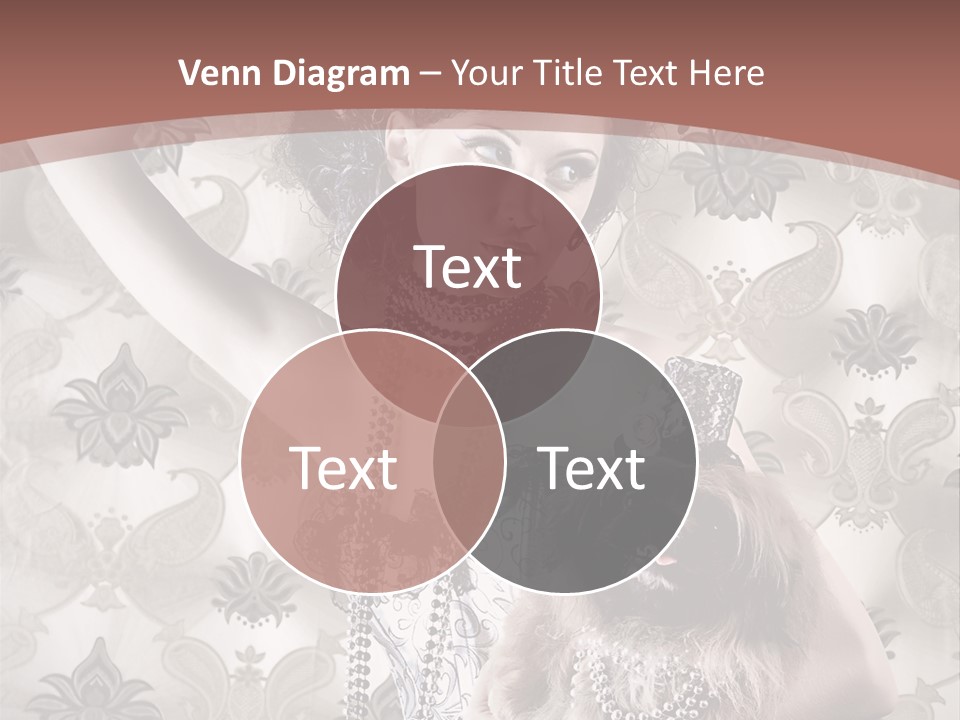 Glamour Texture Vogue PowerPoint Template