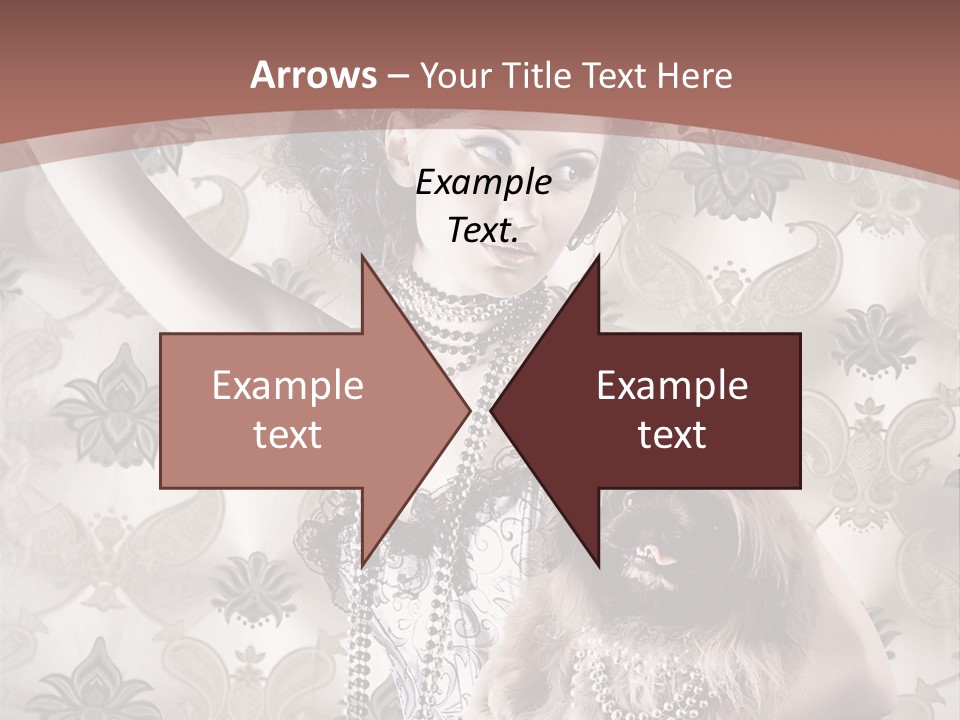 Glamour Texture Vogue PowerPoint Template