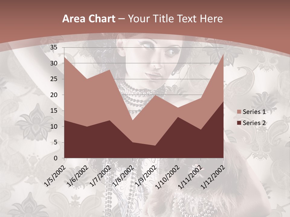 Glamour Texture Vogue PowerPoint Template