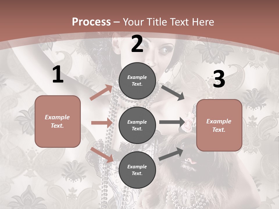 Glamour Texture Vogue PowerPoint Template