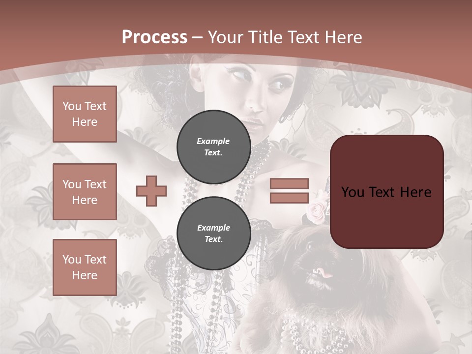 Glamour Texture Vogue PowerPoint Template