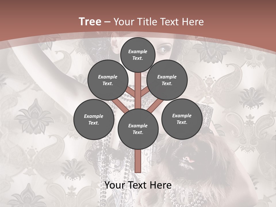 Glamour Texture Vogue PowerPoint Template