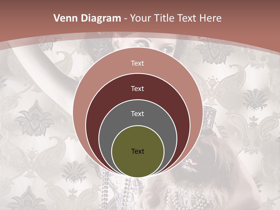 Glamour Texture Vogue PowerPoint Template