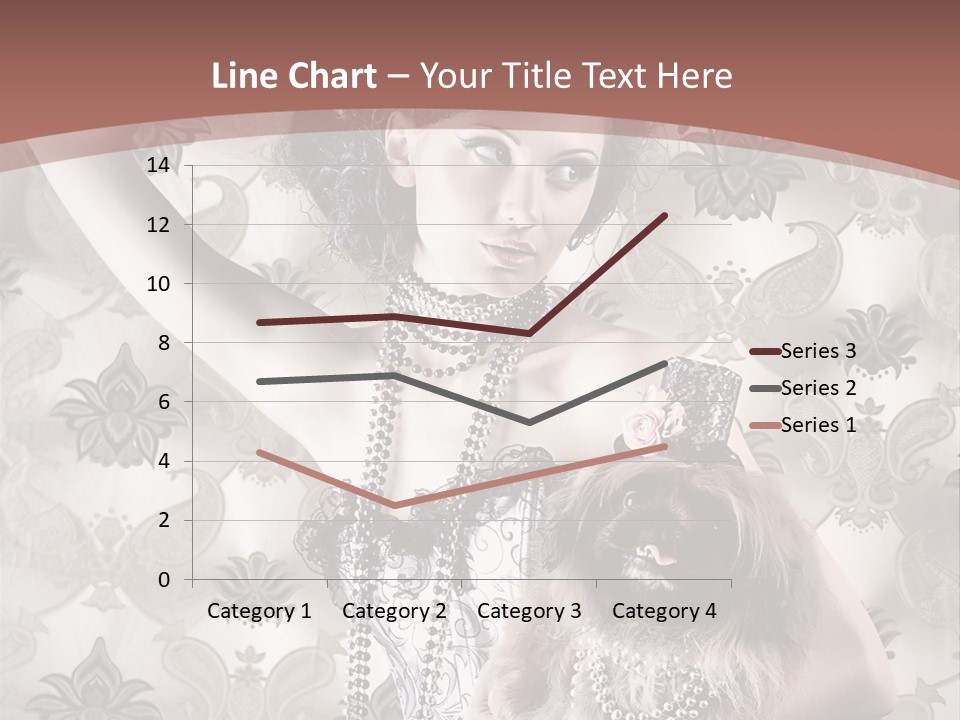 Glamour Texture Vogue PowerPoint Template