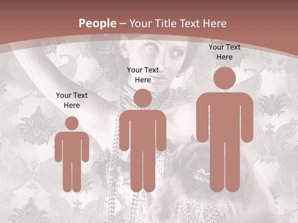 Glamour Texture Vogue PowerPoint Template