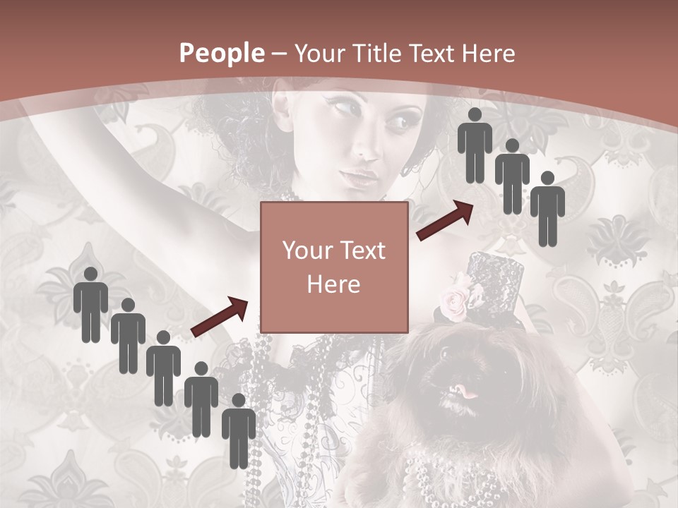 Glamour Texture Vogue PowerPoint Template