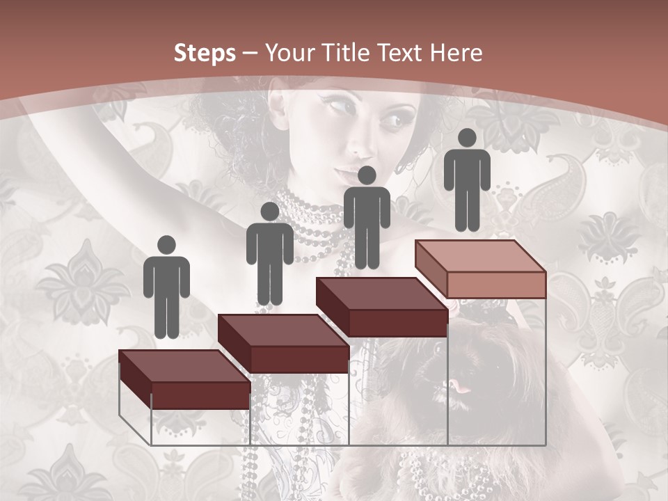 Glamour Texture Vogue PowerPoint Template