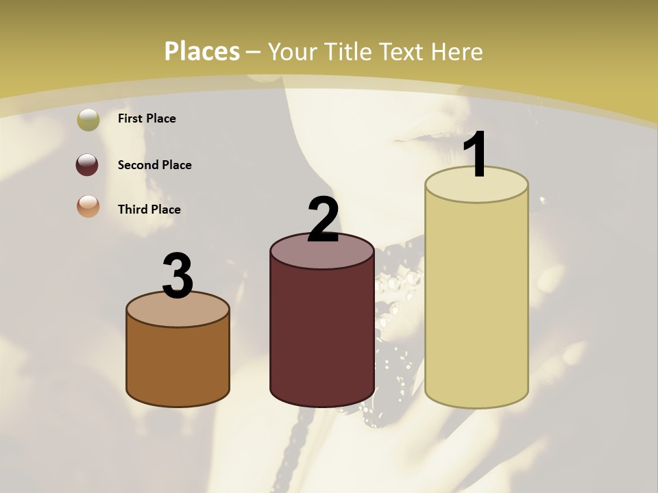 Glamour Net Portrait PowerPoint Template