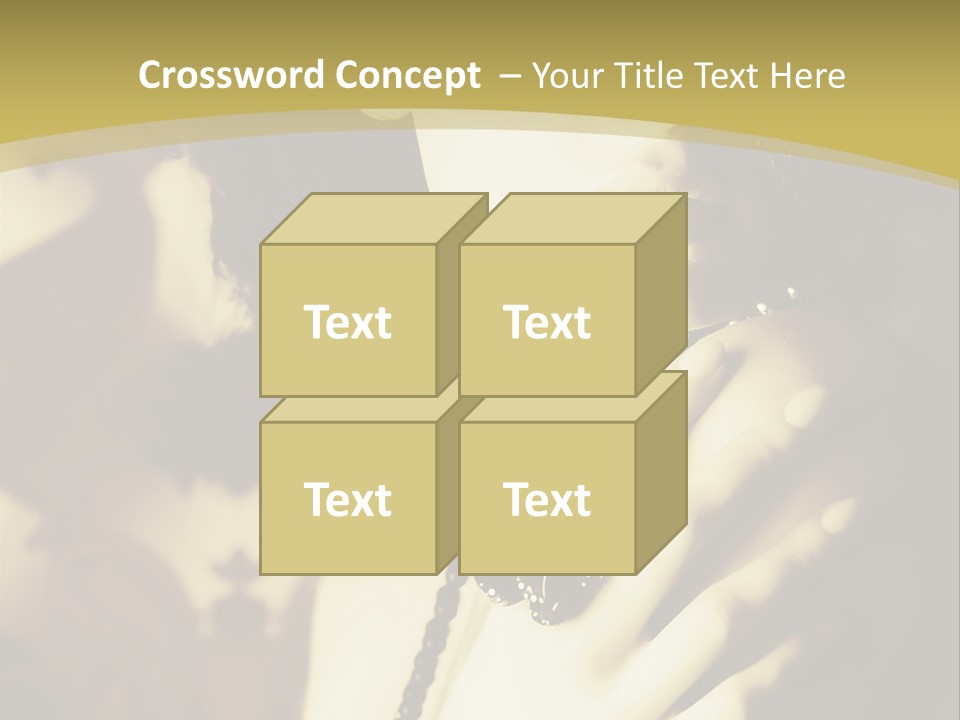 Glamour Net Portrait PowerPoint Template