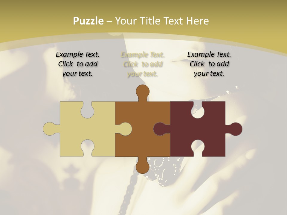 Glamour Net Portrait PowerPoint Template