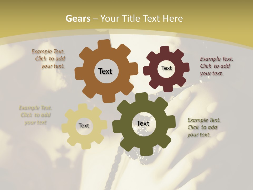 Glamour Net Portrait PowerPoint Template