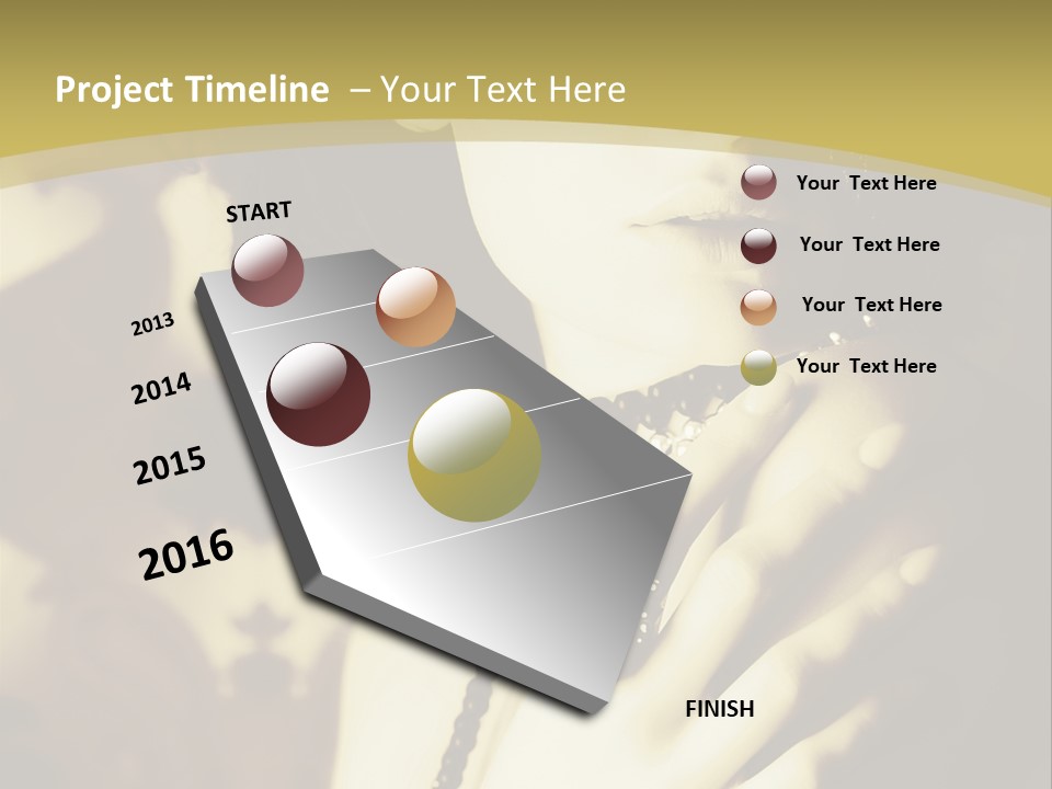 Glamour Net Portrait PowerPoint Template