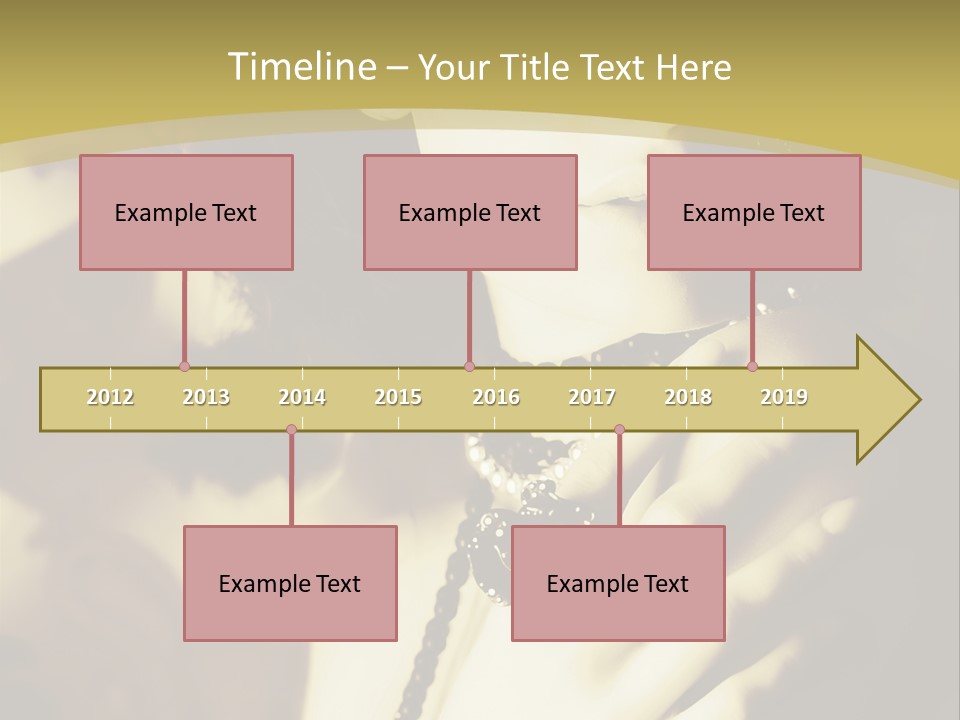 Glamour Net Portrait PowerPoint Template