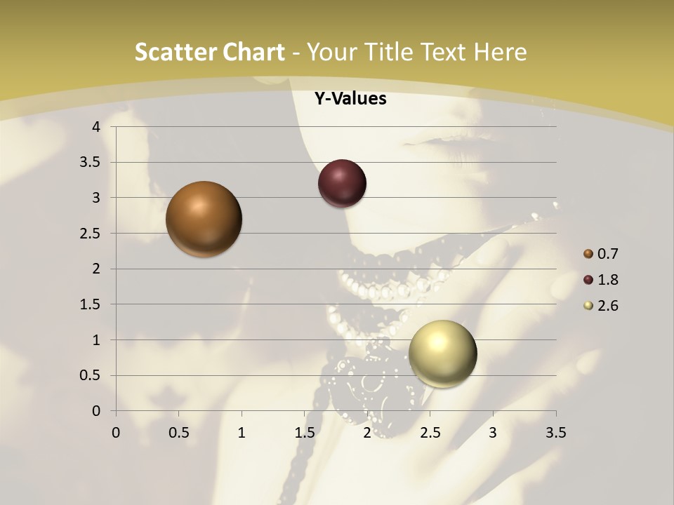 Glamour Net Portrait PowerPoint Template