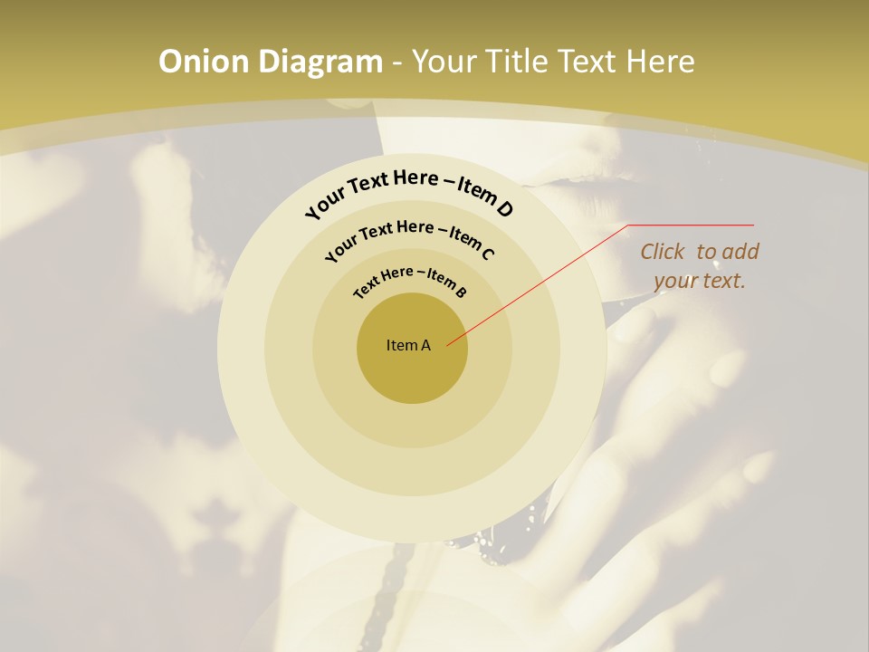 Glamour Net Portrait PowerPoint Template