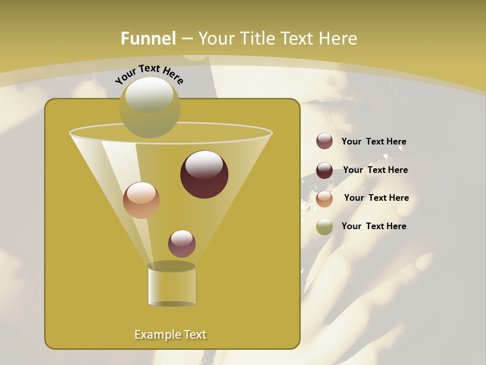 Glamour Net Portrait PowerPoint Template