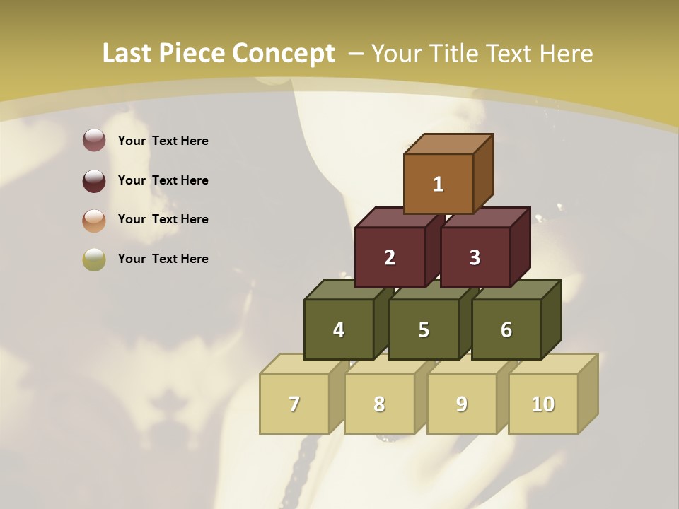 Glamour Net Portrait PowerPoint Template