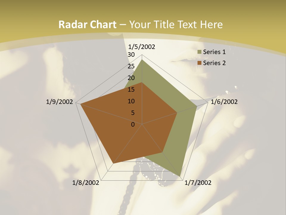 Glamour Net Portrait PowerPoint Template