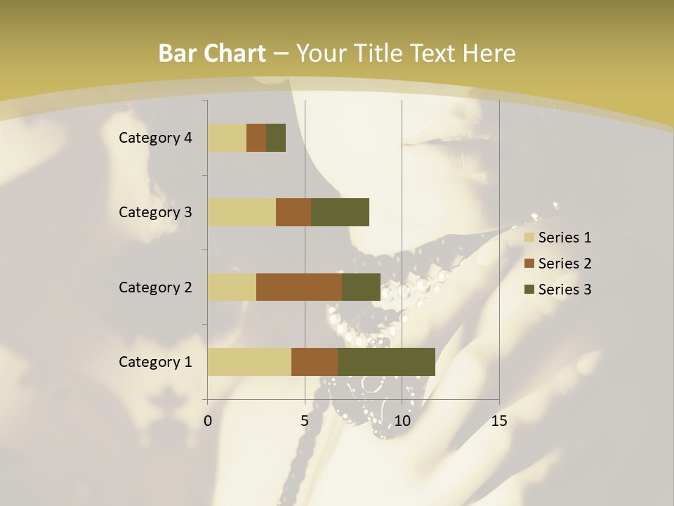 Glamour Net Portrait PowerPoint Template