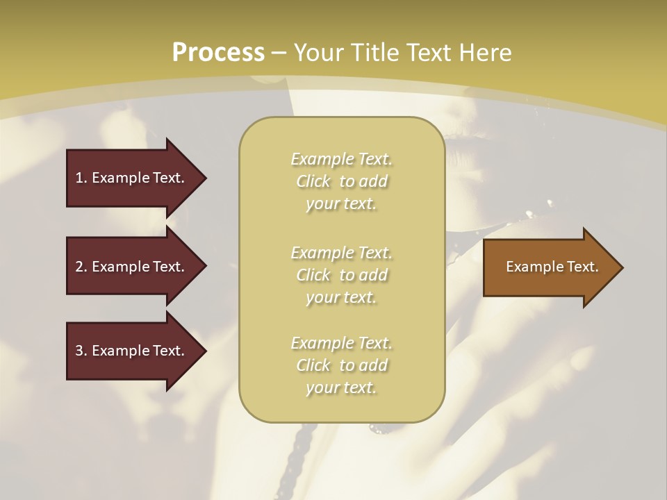 Glamour Net Portrait PowerPoint Template