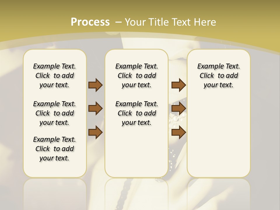 Glamour Net Portrait PowerPoint Template