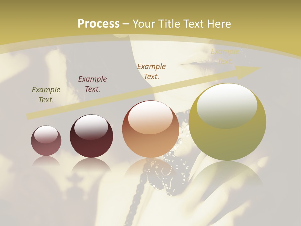 Glamour Net Portrait PowerPoint Template