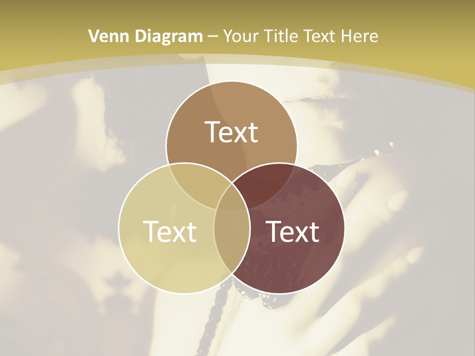 Glamour Net Portrait PowerPoint Template